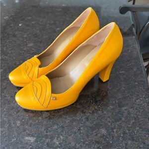 Elegant Yellow Women's Heels